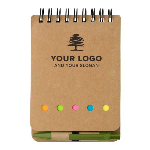 Cardboard memo folder Rodrigo light green | No Branding | not available | not available