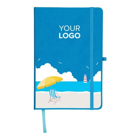 Recycled notebook A5 Bloom light blue | No Branding | not available | not available