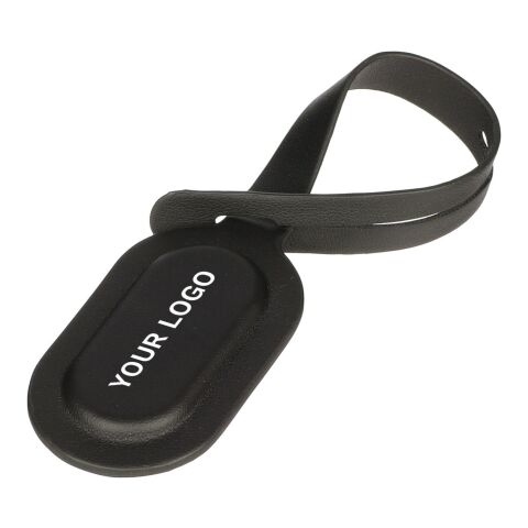 Recycled luggage tracking tag Kaia black | No Branding | not available | not available