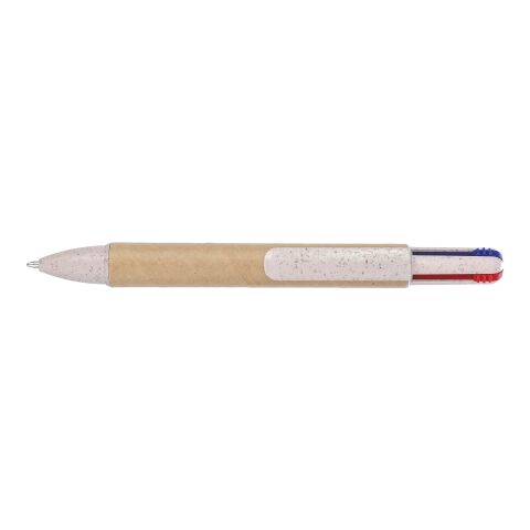 Recycled carton four-color ballpen Deborah black | No Branding | not available | not available