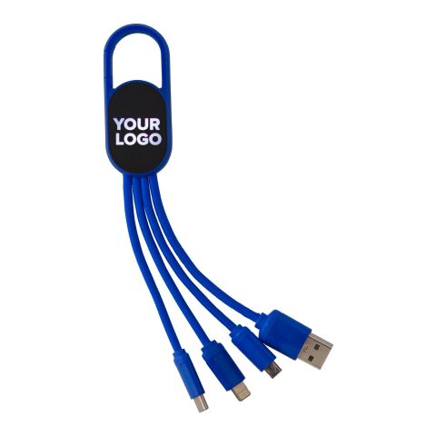 4-in-1 Charging cable set Idris blue