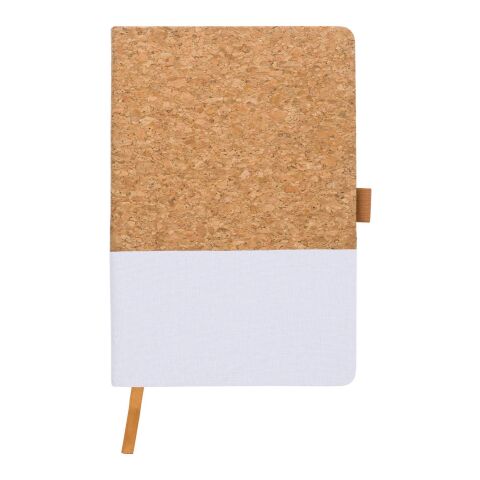 Cork and cotton notebook Trevor aqua