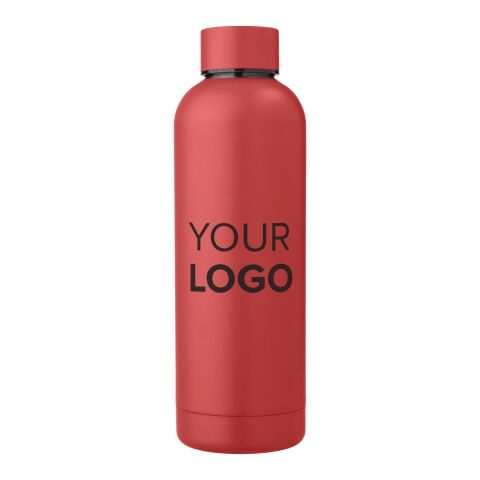 Recycled stainless steel bottle Isaiah burgundy