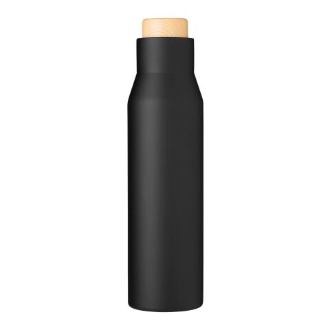 Stainless steel double walled bottle Christian burgundy