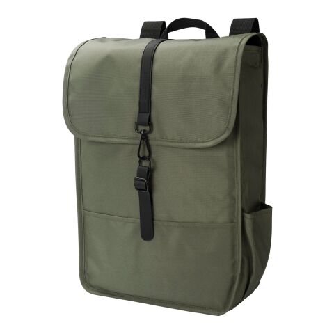 RPET Polyester (300D) flap backpack Lyric grey