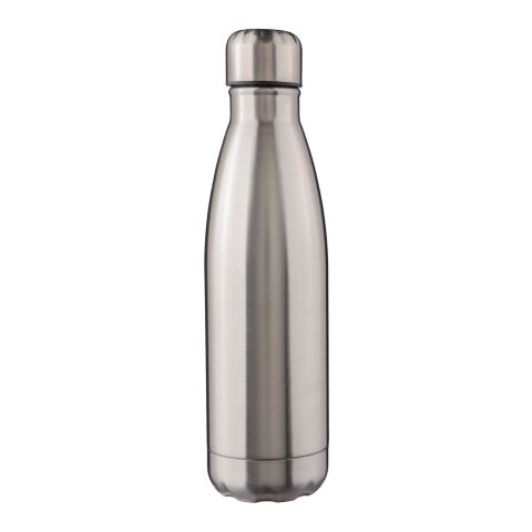 Recycled stainless steel double-walled flask 500 ml Clifford silver