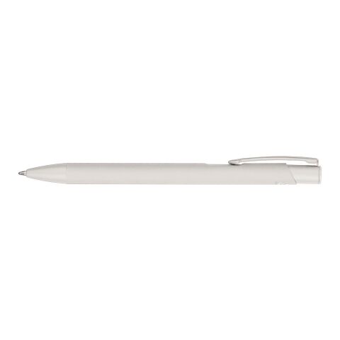 Recycled aluminium ballpen Gladys white