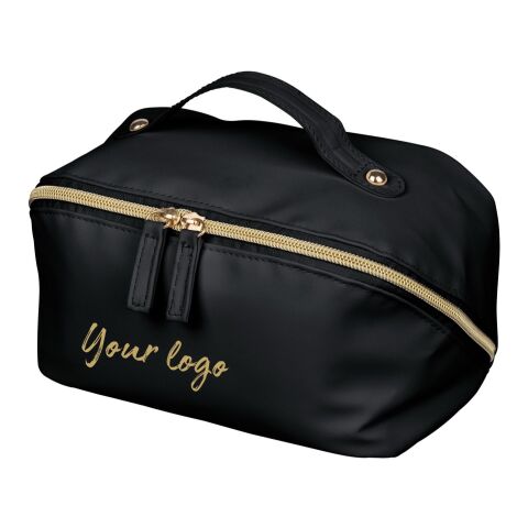 Recycled PU toilet bag Alon black