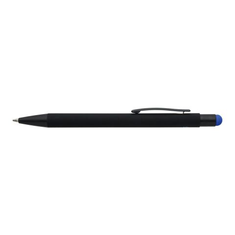 Recycled aluminium rubberized ballpen Formentera white