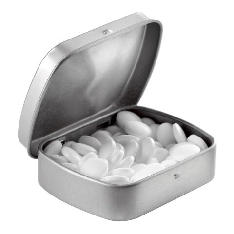 Tin case with mints Rocco white
