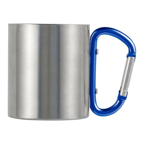 Stainless steel double walled mug Nella black