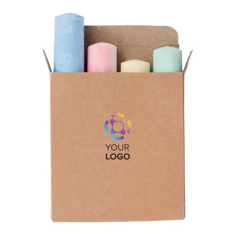 Cardboard box with chalk Orville brown