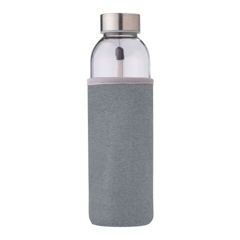 Glass bottle (500 ml) with neoprene sleeve Nika orange