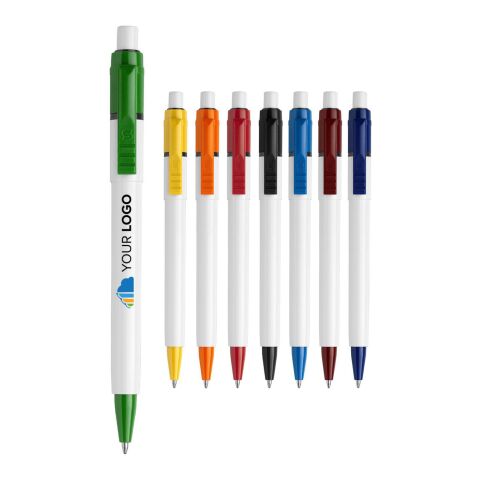 Stilolinea Baron pen with coloured clip light blue
