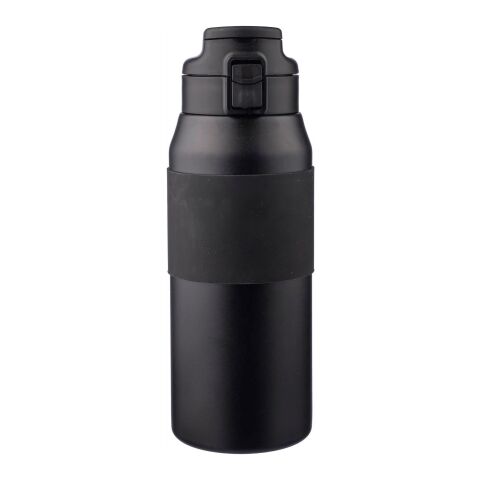 Stainless steel dubble-walled drinking bottle 800 ml Katie black