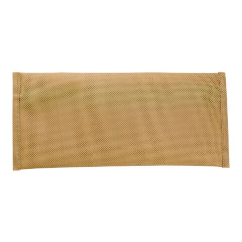 Nonwoven (80 gr/m²) pencil case Bilal khaki | No Branding | not available | not available