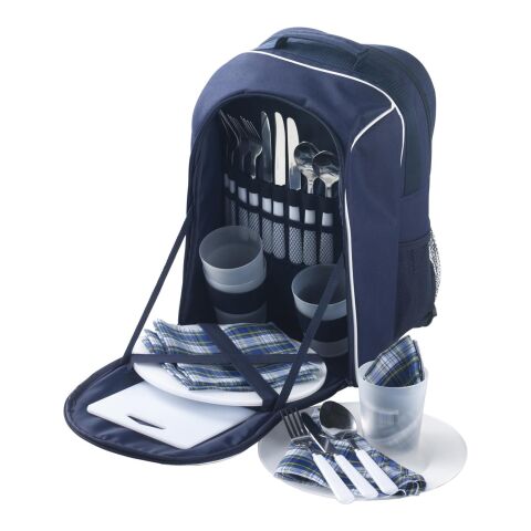 Polyester (600D) picnic backpack Neo blue | No Branding | not available | not available