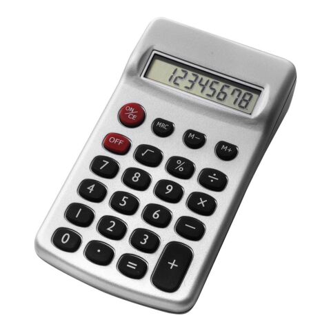Calculator Tulia, ABS silver | No Branding | not available | not available