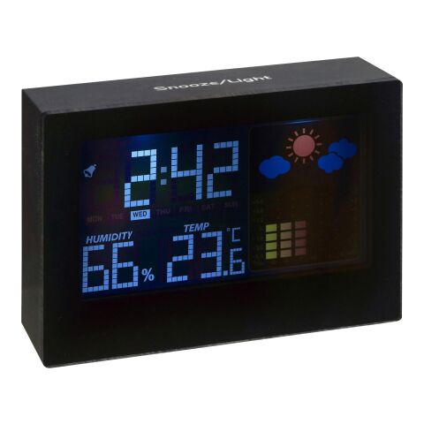 Plastic weather station Halima black | No Branding | not available | not available