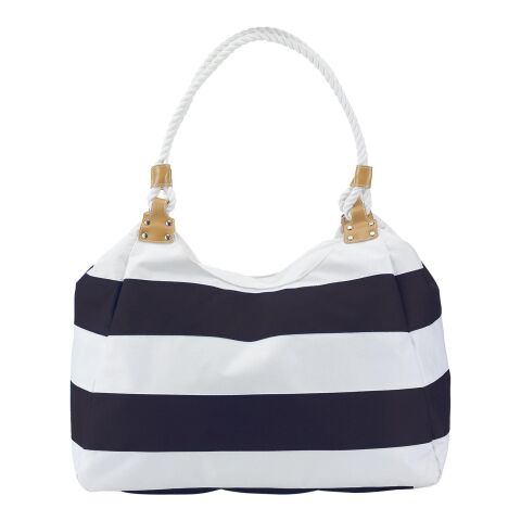 Polyester (600D) beach bag Christopher blue/white | No Branding | not available | not available