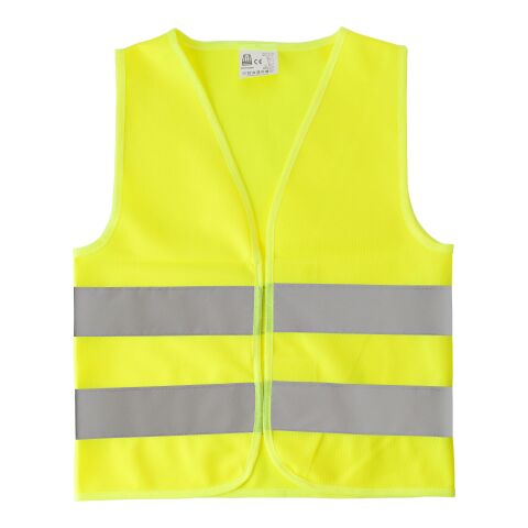 Polyester (75D) safety jacket Clara yellow | No Branding | not available | not available