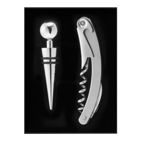 Stainless steel wine gift set Eve silver | No Branding | not available | not available