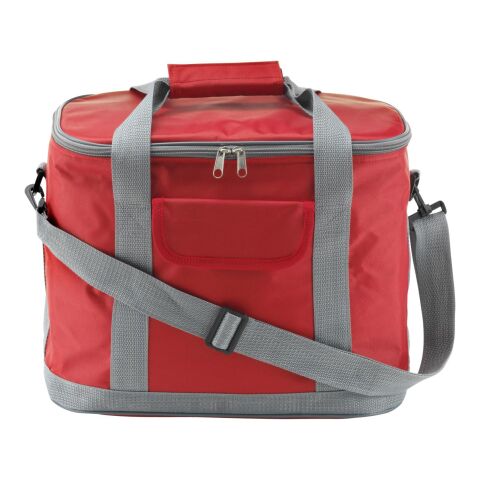 Polyester (420D) cooler bag Juno red | No Branding | not available | not available