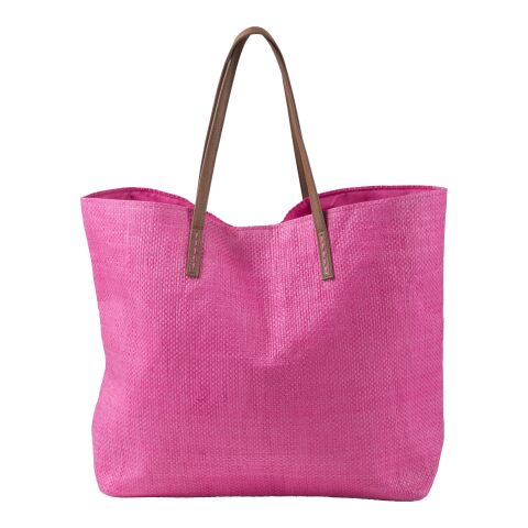 Laminated nonwoven (180 gr/m²) beach bag Sana red | No Branding