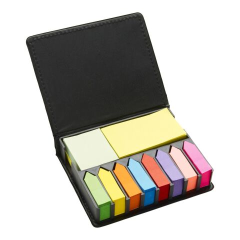 PU holder with sticky notes Pierce black | No Branding | not available | not available