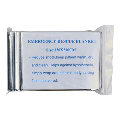 Aluminium emergency blanket Cecilia silver | No Branding | not available | not available