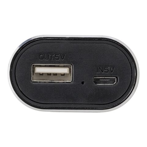Aluminium 2-in-1 power bank Letitia black | No Branding | not available | not available