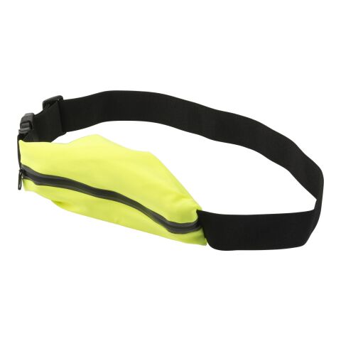 Waist bag Bastian, Polyester lycra (220 gr/m²) fluor yellow | No Branding | not available | not available