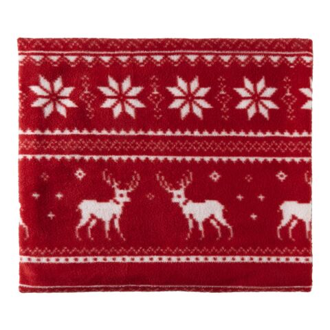 Polar fleece reindeer blanket (180 gr/m2) Jane red | No Branding | not available | not available