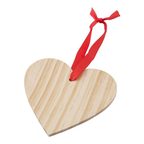 Wooden Christmas ornament Heart Einar brown | No Branding | not available | not available