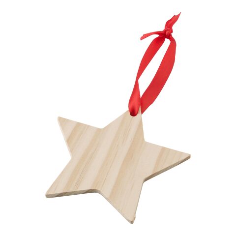 Wooden Christmas ornament Star Caspian brown | No Branding | not available | not available