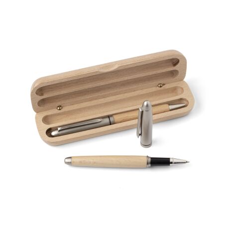 Beechwood writing set Oliviero brown | No Branding | not available | not available