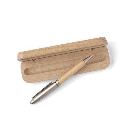 Beechwood ballpen Tobias brown | No Branding | not available | not available