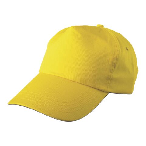 Cotton twill cap Lisa yellow | No Branding | not available | not available