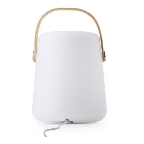Plastic LED speaker white | No Branding | not available | not available