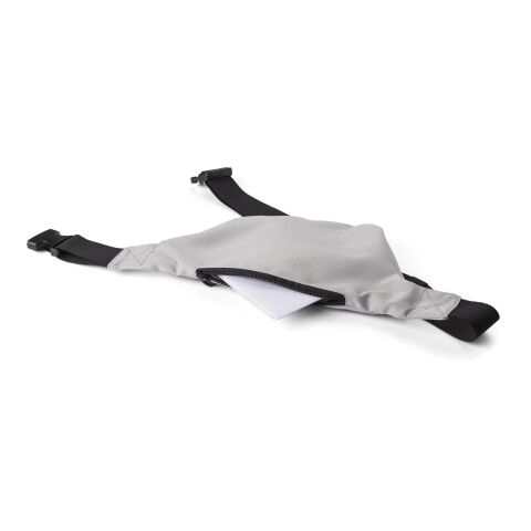Polyester (600D) waist bag Leonardo grey | No Branding | not available | not available