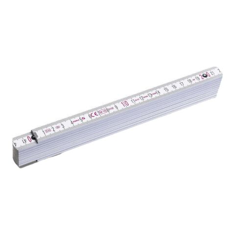 Wooden Stabila foldable ruler Jessica white | No Branding | not available | not available