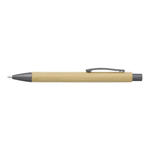 Bamboo and plastic ballpen Kalani gun metal | No Branding | not available | not available