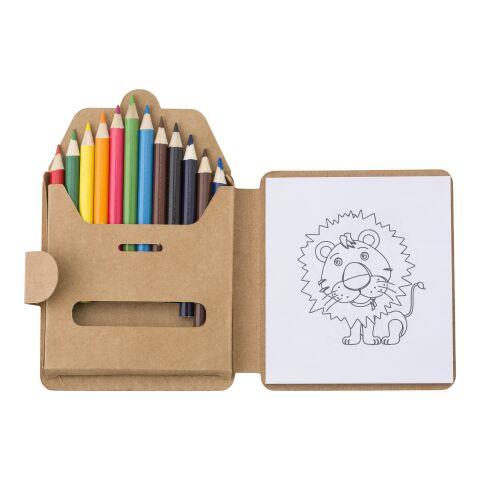 Cardboard colouring set Marlon custom/multicolor | No Branding | not available | not available