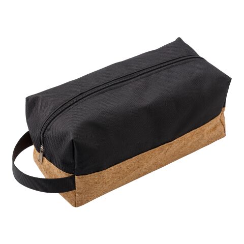 Polyester and cork toilet bag Lynn green | No Branding | not available | not available