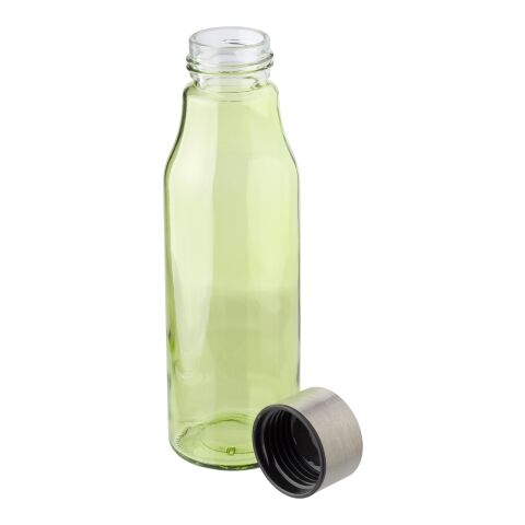 Glass and stainless steel bottle (500 ml) Andrei lime | No Branding | not available | not available