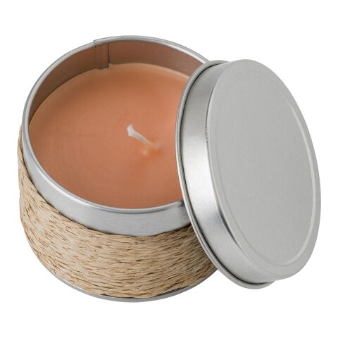 Tin with scented candle Zora khaki | No Branding | not available | not available