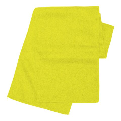 Polyester fleece (200 gr/m²) scarf Maddison yellow | No Branding | not available | not available