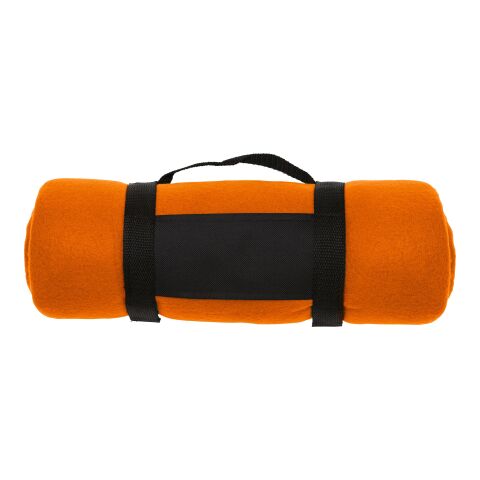 Polar fleece (170-180 gr/m²) blanket Nora orange | No Branding | not available | not available