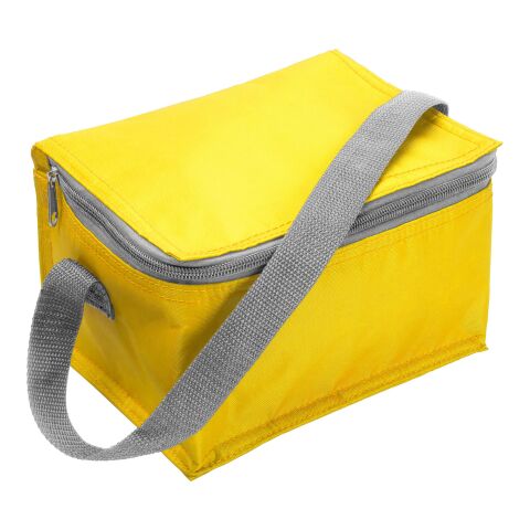 Polyester (420D) cooler bag Cleo yellow | No Branding | not available | not available