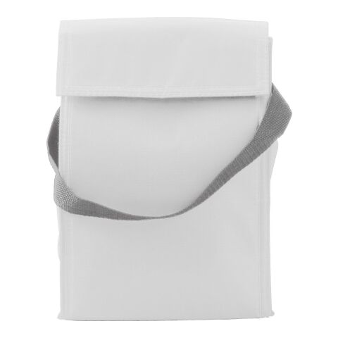 Polyester (420D) cooler/lunch bag Sarah white | No Branding | not available | not available